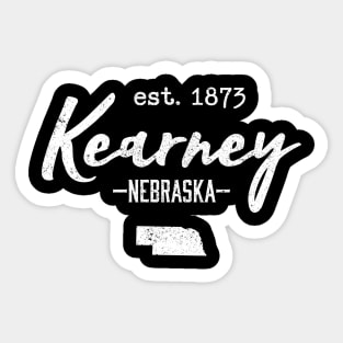 Kearney Nebraska City State Vintage Sticker